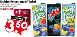 Coop DubbelFrisss en/of Taksi aanbieding