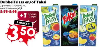 Coop DubbelFrisss en/of Taksi aanbieding