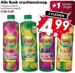 Coop Alle Raak vruchtensiroop aanbieding