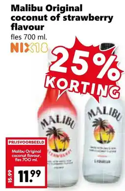 Coop Malibu Original coconut of strawberry flavour aanbieding