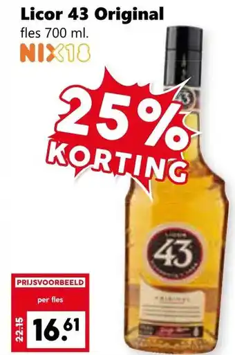Coop Licor 43 Original aanbieding