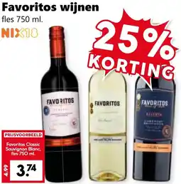 Coop Favoritos wijnen aanbieding