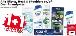 Coop Alle Gilette, Head & Shoulders en/of Oral-B tandpasta aanbieding