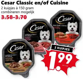 Coop Cesar Classic en/of Cuisine aanbieding
