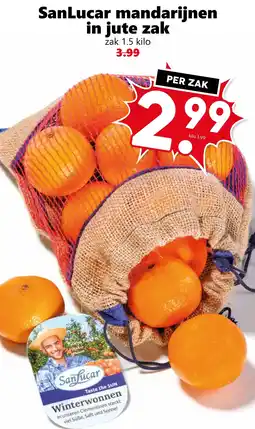Coop SanLucar mandarijnen in jute zak aanbieding