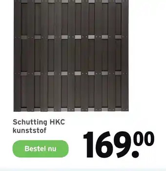 GAMMA Schutting HKC kunststof aanbieding