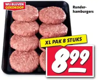Nettorama Runder- hamburgers aanbieding
