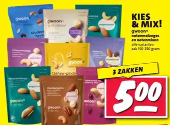 Nettorama gwoonº notenmelanges en notenmixen aanbieding