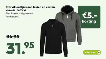 Pets Place Storvik en Björnson truien en vesten aanbieding