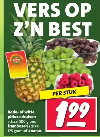 Nettorama Rode- of witte pitloze druiven aanbieding