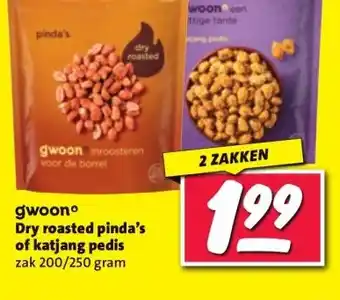 Nettorama gwoonº Dry roasted pinda's of katjang pedis aanbieding
