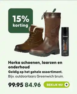 Pets Place Horka schoenen, laarzen en onderhoud aanbieding