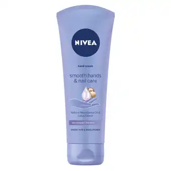 Kruidvat NIVEA Smooth Hands & Nail Care Handcrème aanbieding