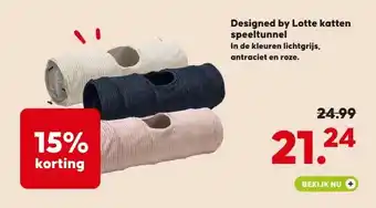 Pets Place Designed by Lotte katten speeltunnel aanbieding