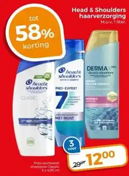 Trekpleister Head & Shoulders haarverzorging aanbieding