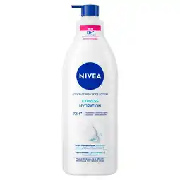 Kruidvat NIVEA Express Hydratation Bodylotion met Pomp aanbieding