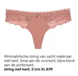HEMA String met kant aanbieding