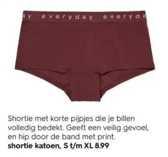 HEMA Shortie katoen aanbieding