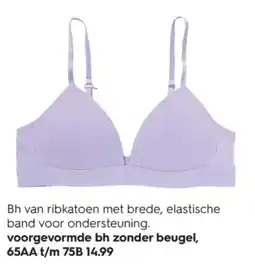 HEMA voorgevormde bh zonder beugel aanbieding
