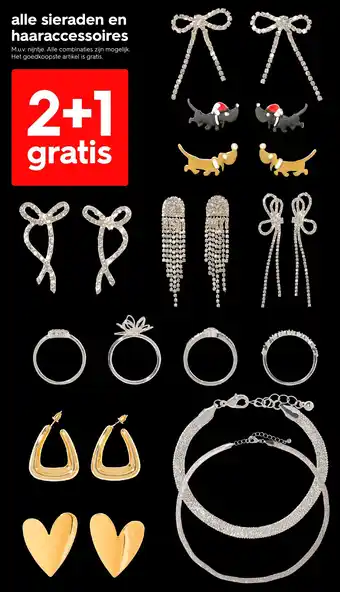 HEMA Alle sieraden en haaraccessoires aanbieding