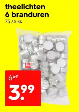 HEMA Theelichten aanbieding