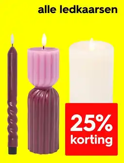 HEMA Alle ledkaarsen aanbieding