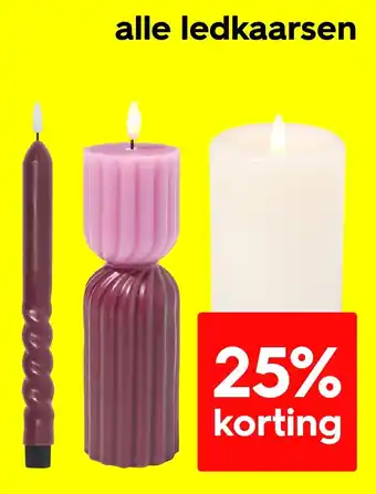 HEMA Alle ledkaarsen aanbieding