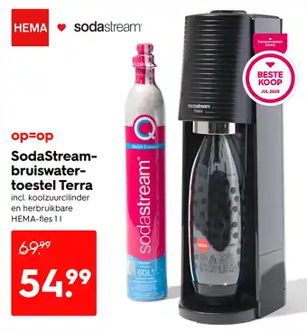 HEMA SodaStream bruiswatertoestel Terra aanbieding