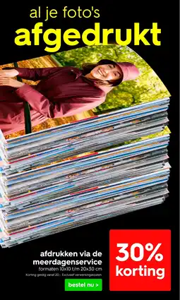 HEMA Afdrukken via de meerdagenservice aanbieding