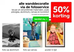 HEMA Alle wanddecoratie via de fotoservice aanbieding