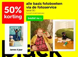 HEMA Alle basis fotoboeken via de fotoservice aanbieding