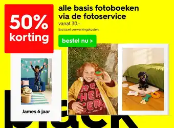 HEMA Alle basis fotoboeken via de fotoservice aanbieding