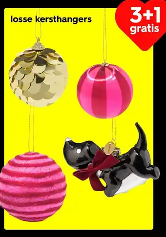 HEMA Losse kersthangers aanbieding