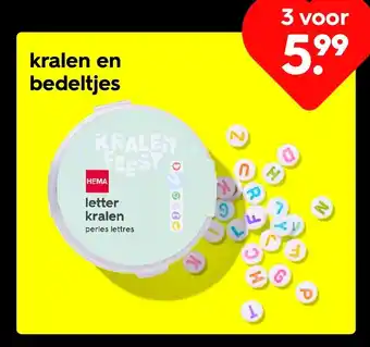 HEMA Kralen en bedeltjes aanbieding