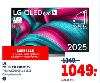 Makro LG OLED smart-tv aanbieding