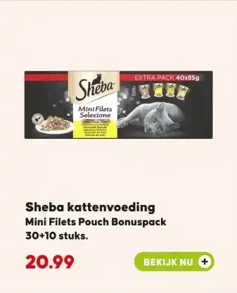 Pets Place Sheba kattenvoeding aanbieding