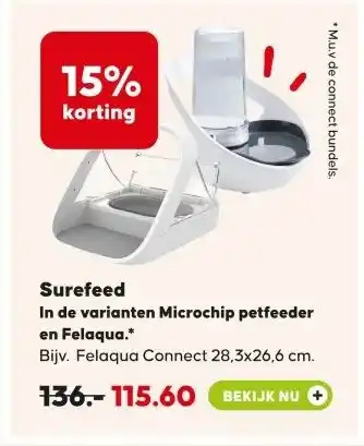 Pets Place Surefeed aanbieding