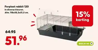 Pets Place Ferplast rabbit 120 aanbieding