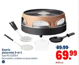 Makro Emerio pizzarette 3 in 1 aanbieding