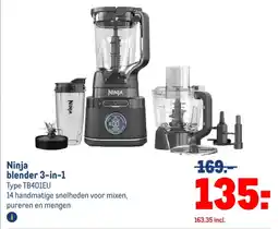 Makro Ninja blender 3 in 1 aanbieding