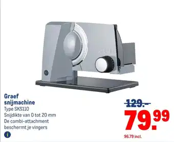 Makro Graef snijmachine aanbieding