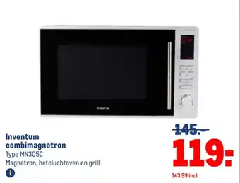 Makro Inventum combimagnetron aanbieding