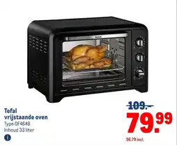 Makro Tefal vrijstaande oven aanbieding