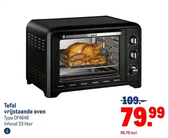 Makro Tefal vrijstaande oven aanbieding