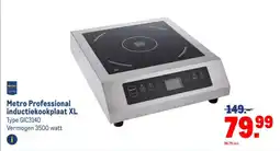 Makro Metro Professional inductiekookplaat XL aanbieding