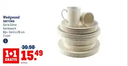 Makro Wedgwood servies aanbieding