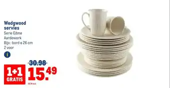 Makro Wedgwood servies aanbieding