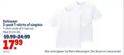 Makro Schiesser T-shirts of singlets aanbieding
