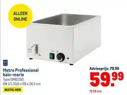 Makro Metro Professional bain-marie aanbieding