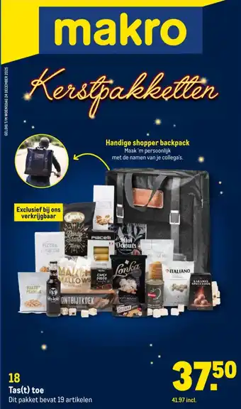 Makro 18 Tas(t) toe aanbieding